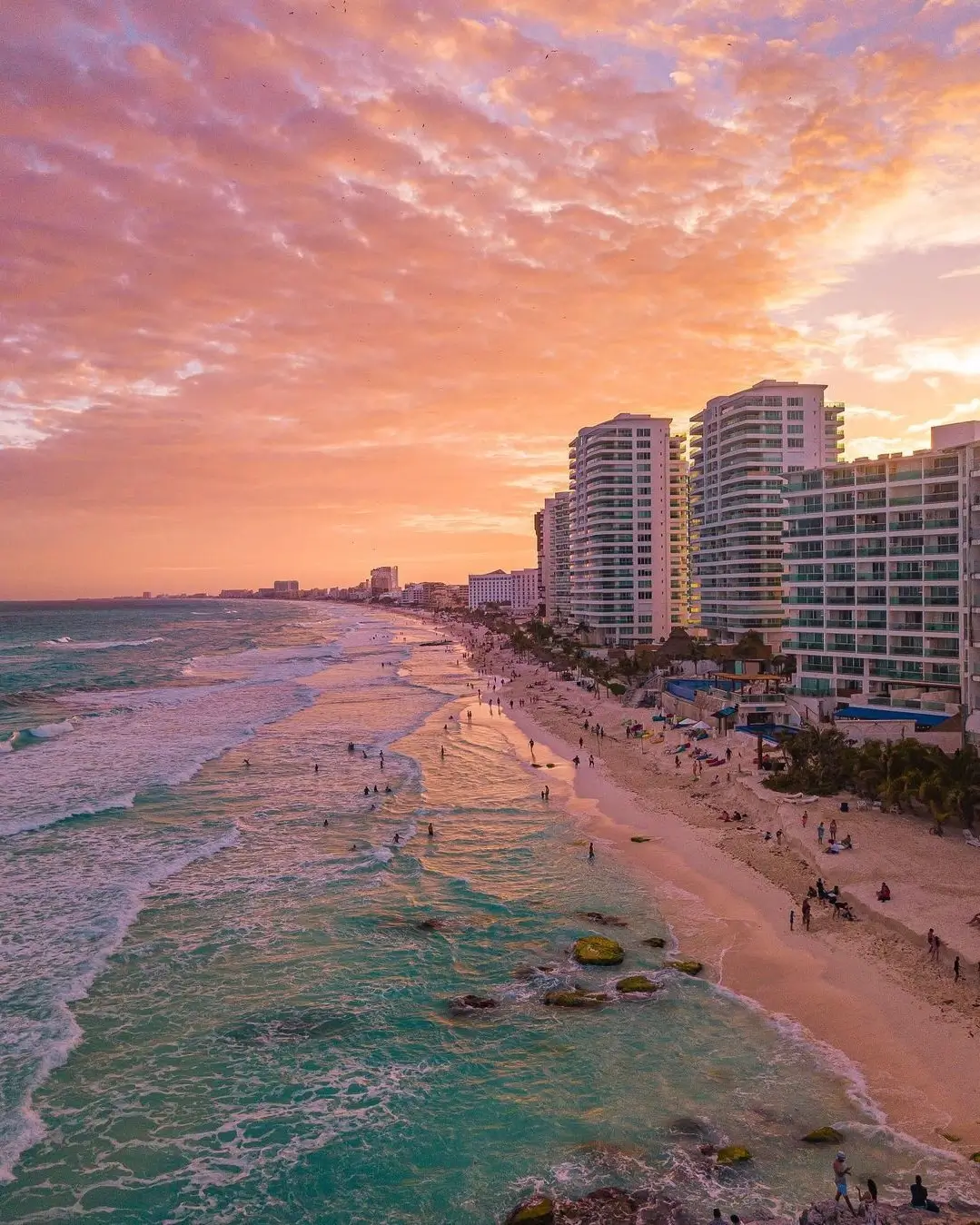 playa chac mool en playa del carmen